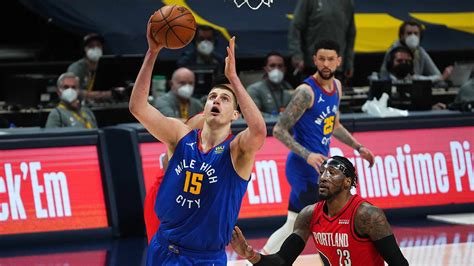 SERIES NEWS: NUGGETS (3) vs. TRAIL BLAZERS (6) .